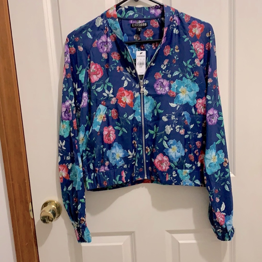 Express Lightweight Zip Up Jacket NWT